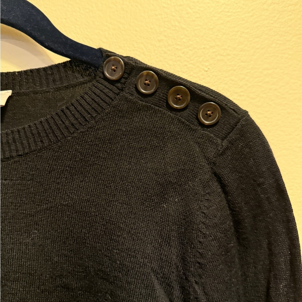 LOFT Black Knit Sweater - Picture 3 of 5